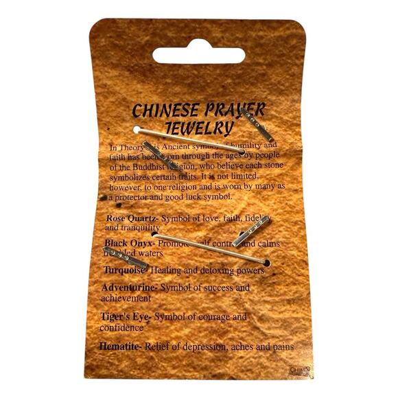 Dharma Wheel of Good Fortune Hematite Bracelet Concepts Watch Womens Quartz RUNS - Picture 2 of 6